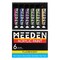 MEEDEN Fluorescent Acrylic Paint Set, Heavy Body Neon Acrylic Paint Tubes, 6 Colors 0.74 oz/22 ml, Glow in the Dark Acrylic Paints, Non Toxic Art Craft Paints for Artists Adults Beginners